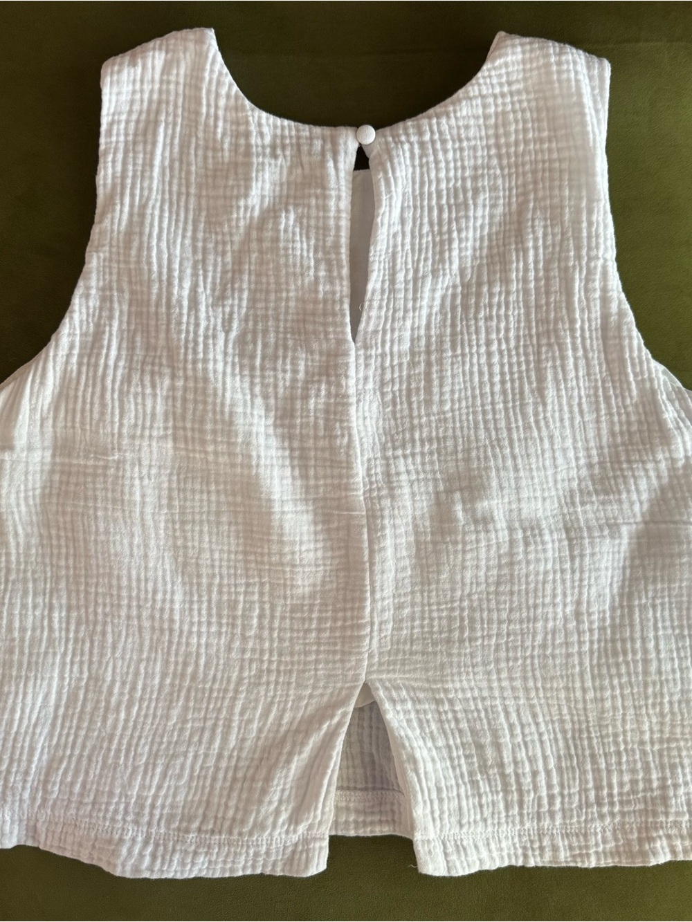 Z-SUPPLY BEAU WHITE GAUZE TOP - Picture 8 of 9